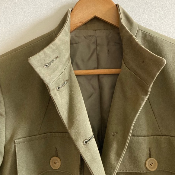 Military Jacket - Worn Olive Green - true vintage, designer - Picture 4 of 11
